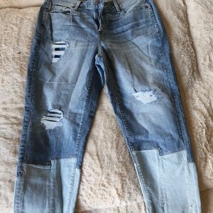 Lane Bryant Girlfriend Dip Dye Jeans 👖 😍